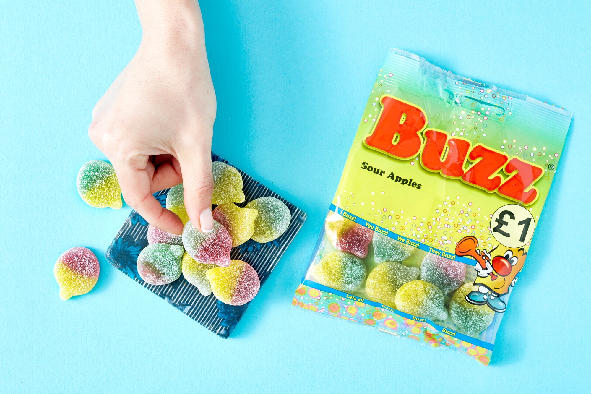 Buzz Sweets Sour Apples | Share Pack