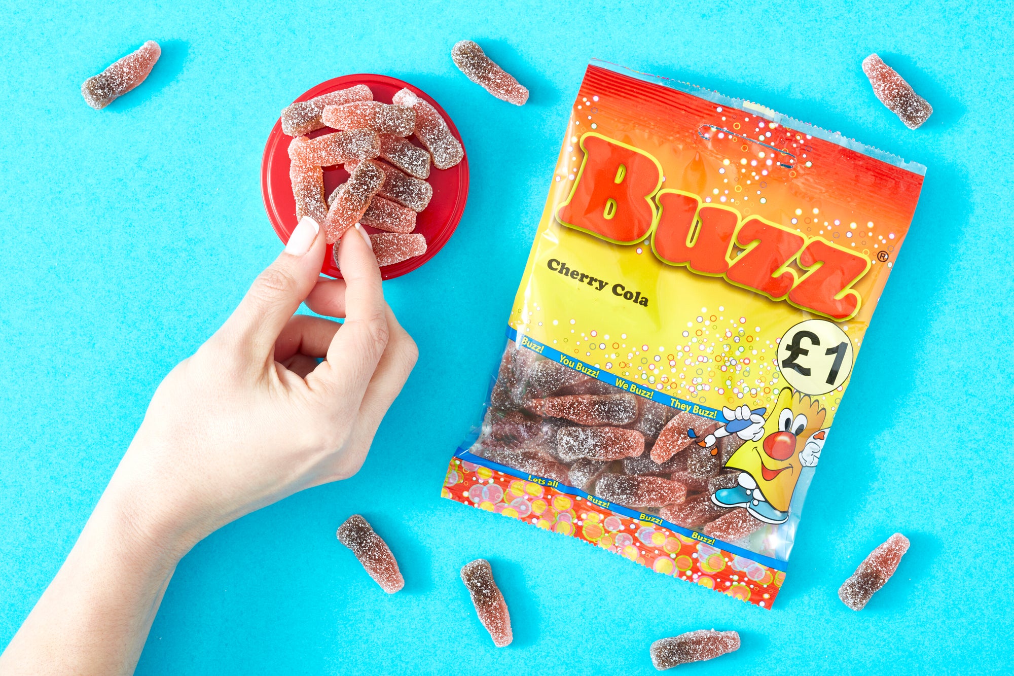 Buzz Sweets Cherry Cola Bottles | Share Pack