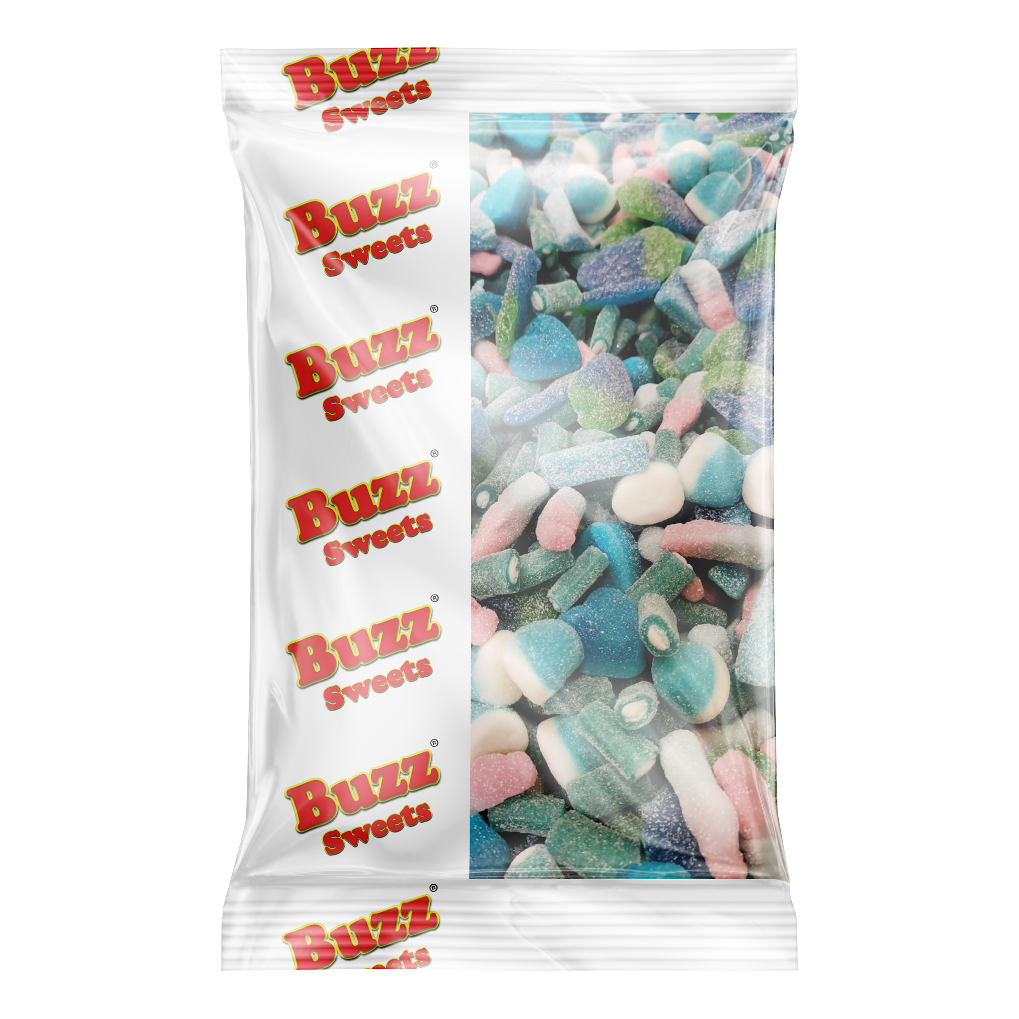 Buzz Sweets Sour Blue Mix | Bulk Bag