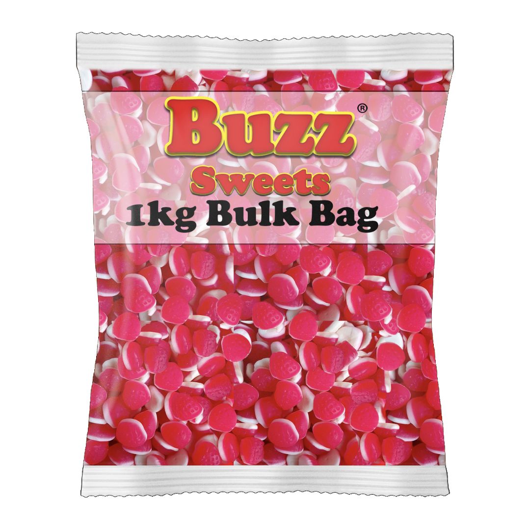 Buzz Sweets Juicy Strawberries | Bulk Bags