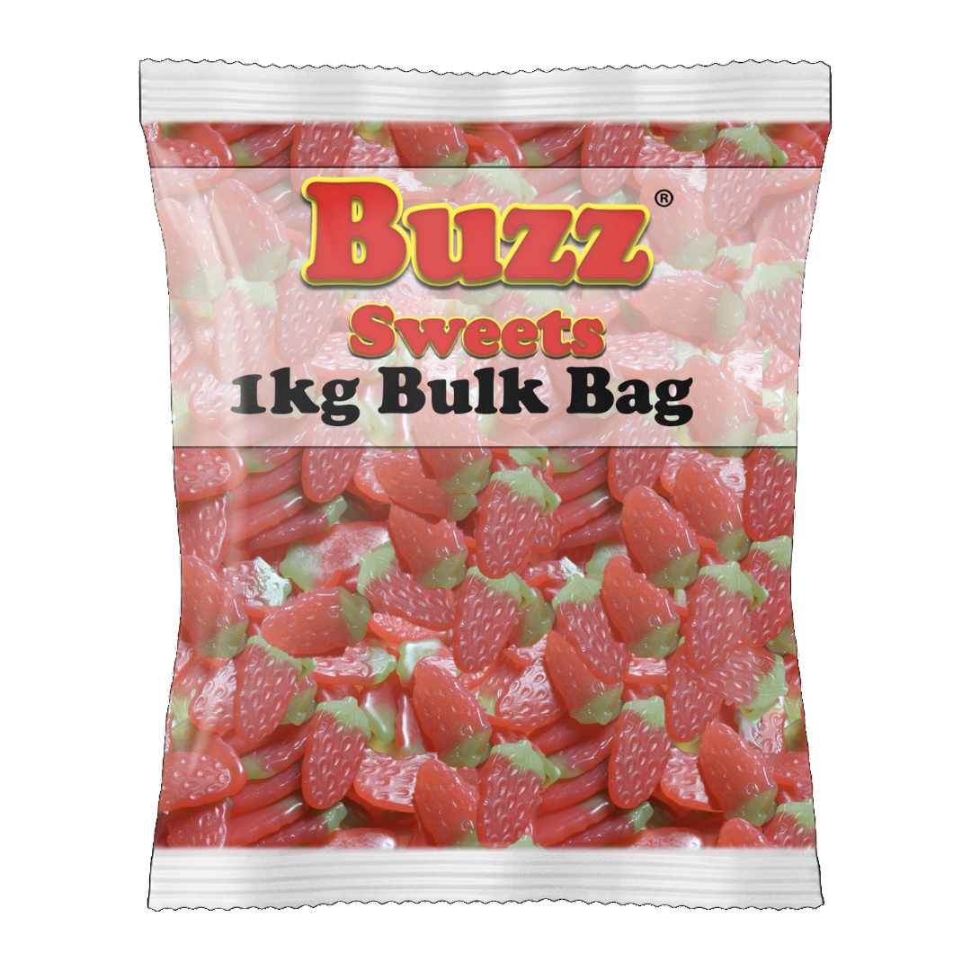 Buzz Sweets Wild Strawberries | Bulk Bags