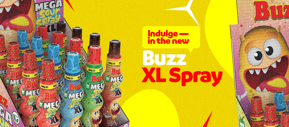 Indulge in Buzz Sweets New Product: Buzz XL Sour Spray