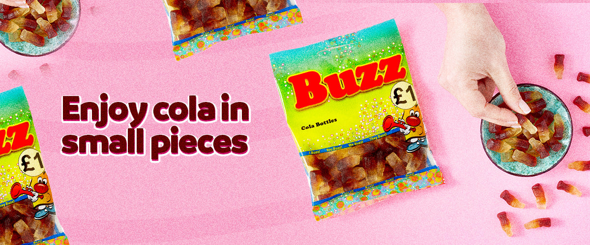 Cola Bottle Flavoured Sweets: Enjoy cola in small pieces