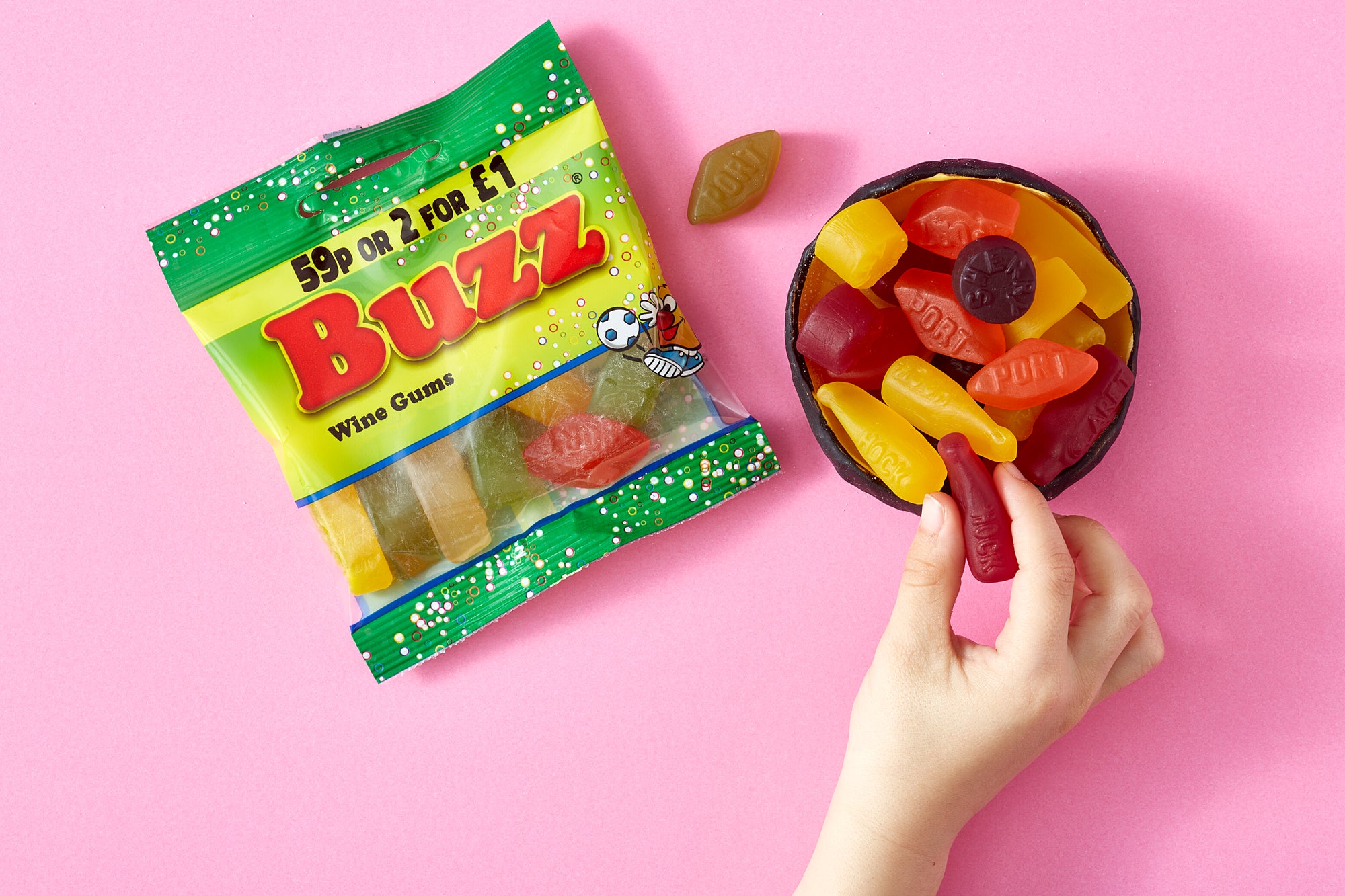 Buzz Sweets Wine Gums | Kids Bags