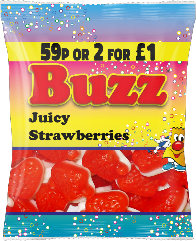 Buzz Sweets Juicy Strawberries | Kids Bags