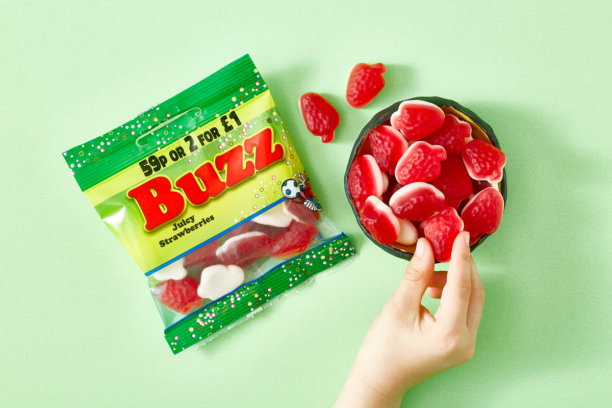 Buzz Sweets Juicy Strawberries | Kids Bags