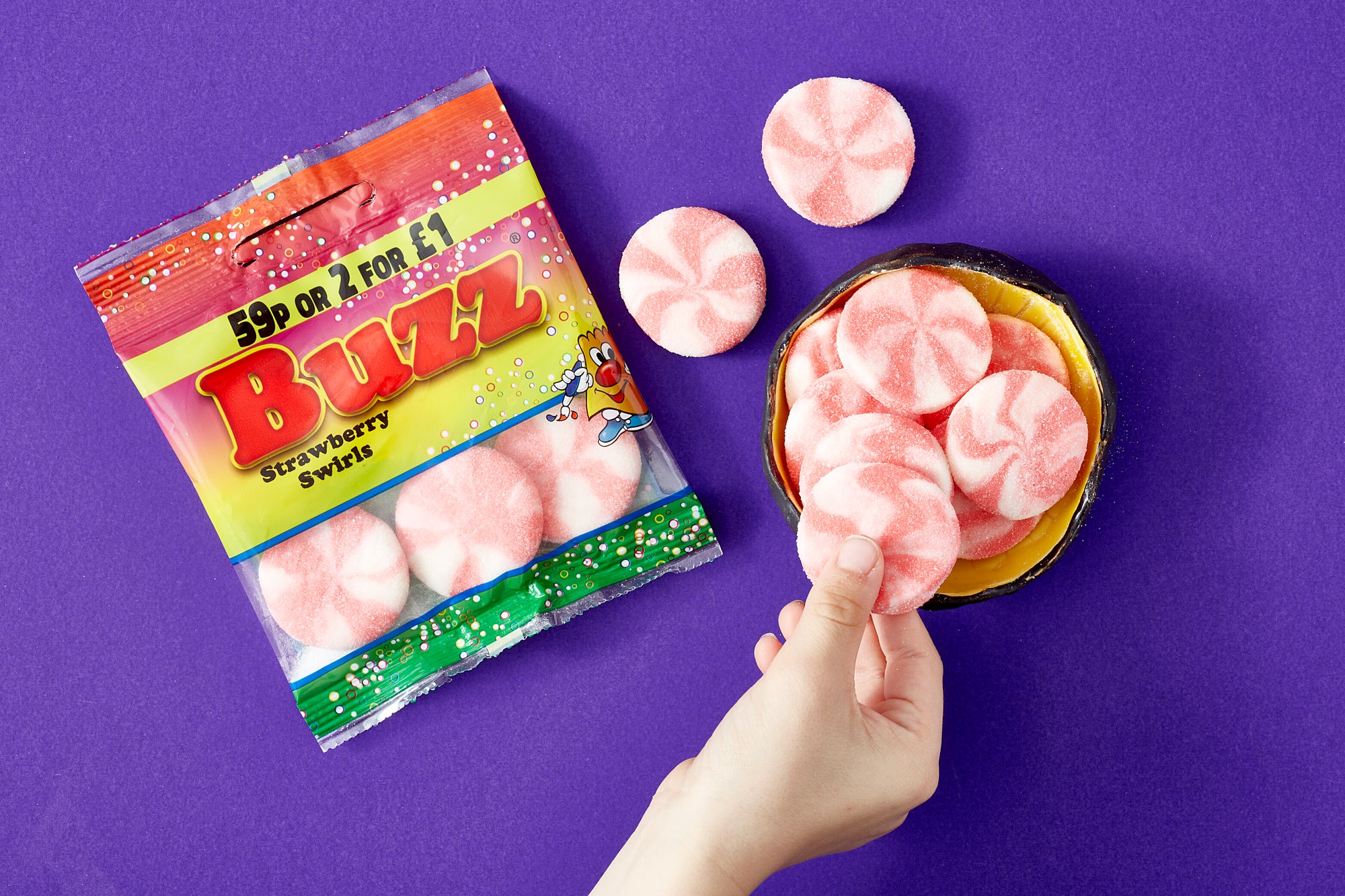 Buzz Sweets Strawberry Swirls | Kids Bags