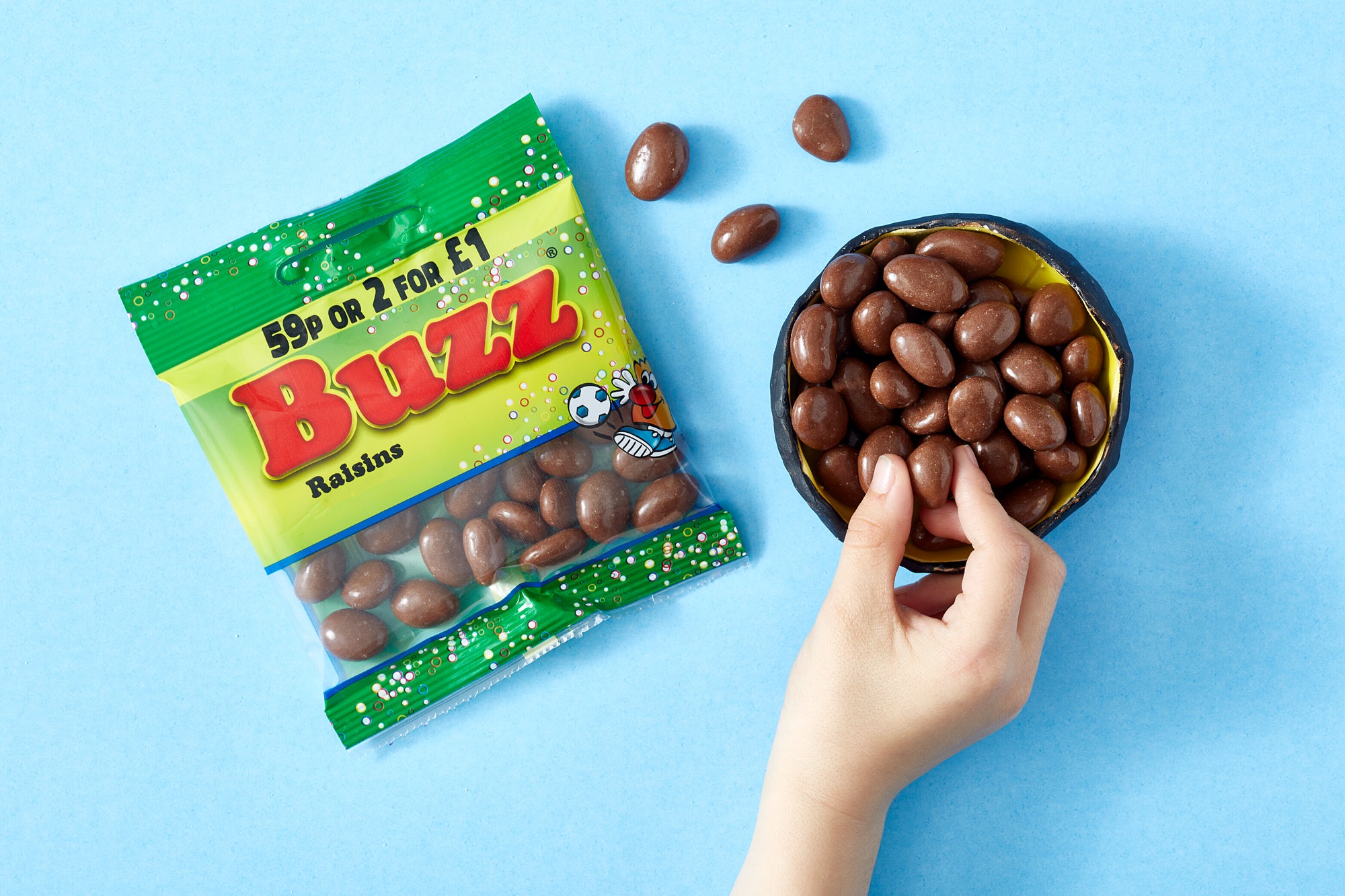 Buzz Sweets Chocolate Raisins | Kids Bags