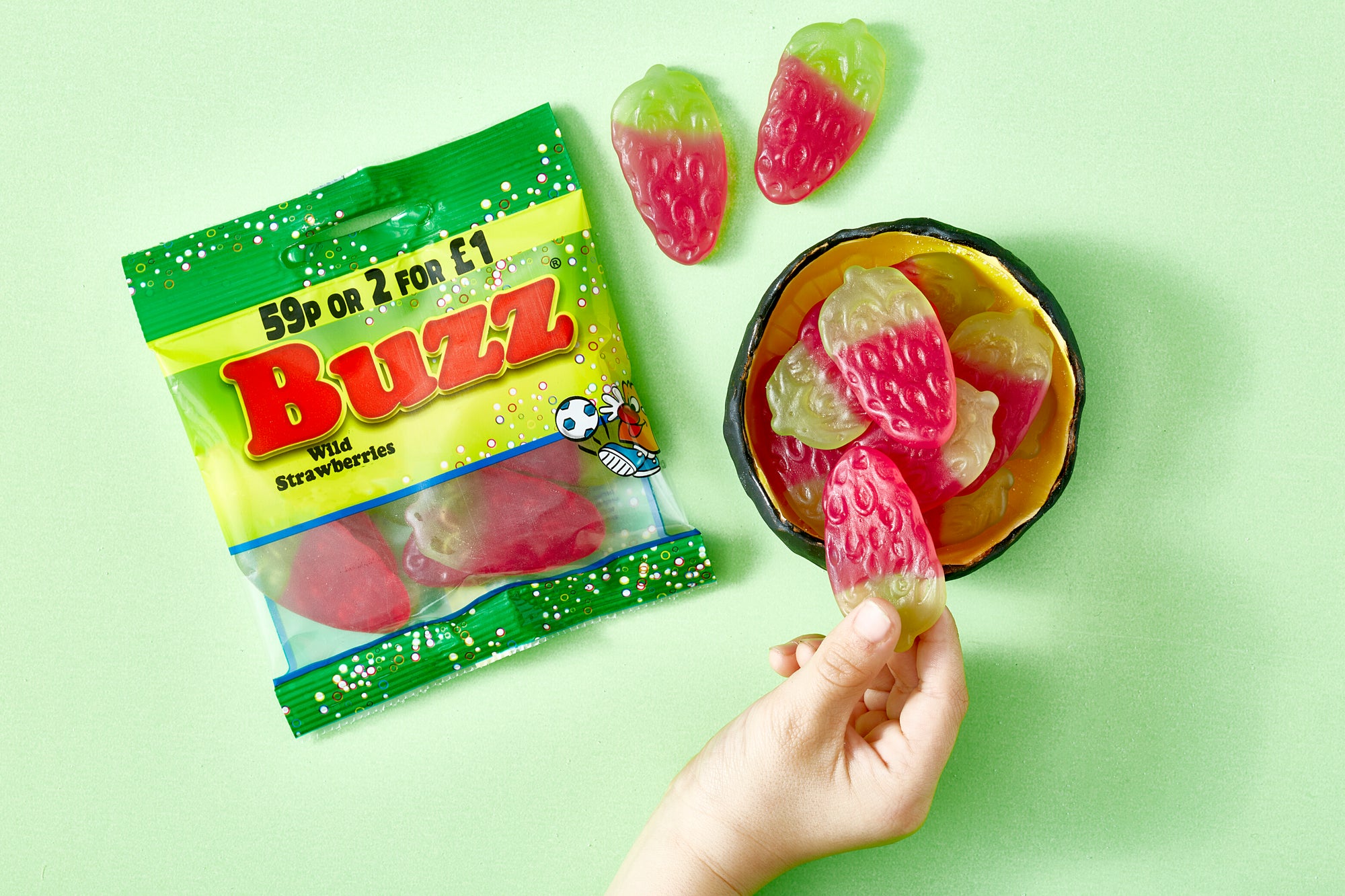 Buzz Sweets Wild Strawberries | Kids Bags