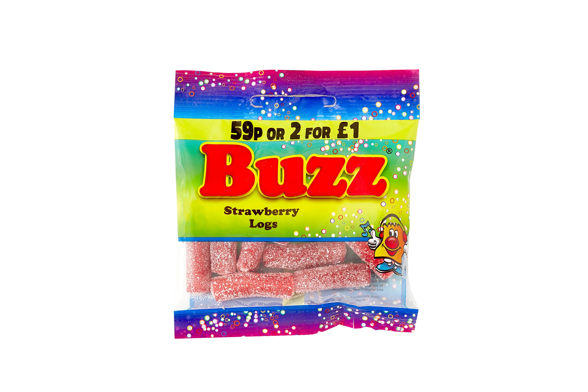 Buzz Sweets Strawberry Logs | Kids Bags