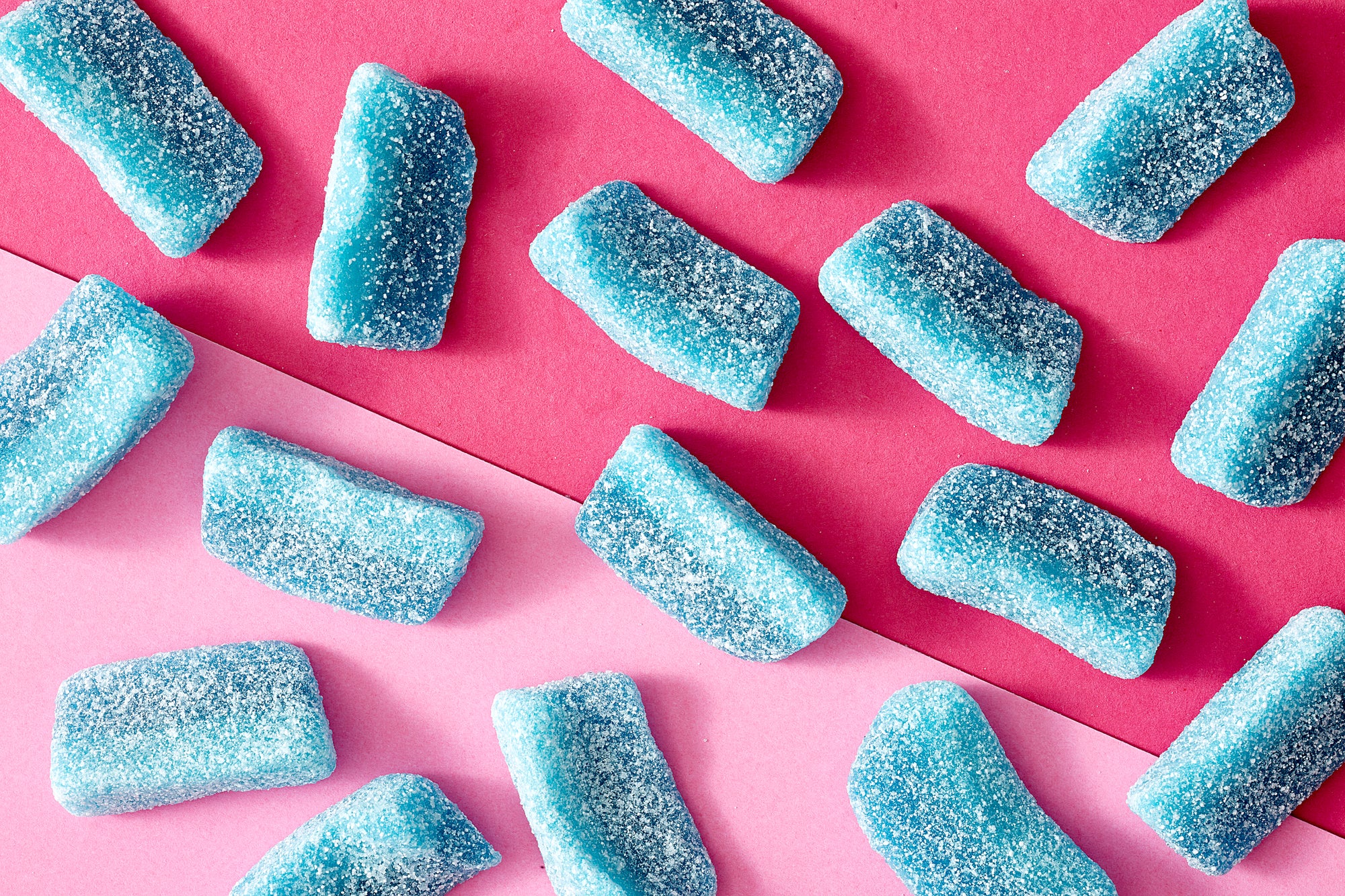 Buzz Sweets Sour Blue Raspberry Slices | Kids Bags
