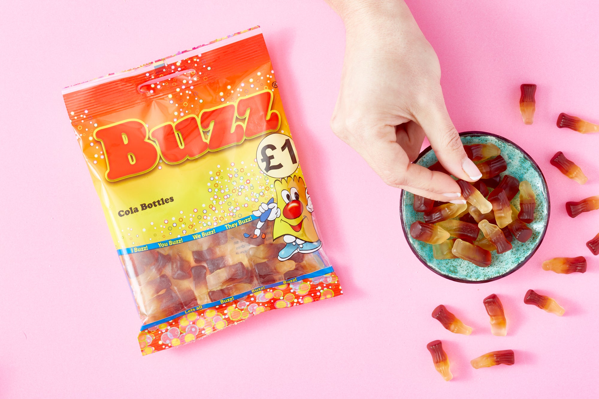 Buzz Sweets Cola Bottles | Share Pack