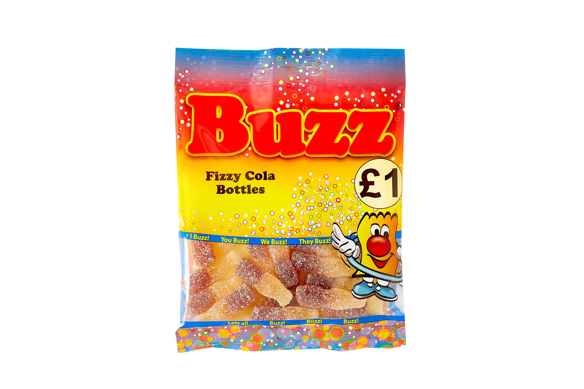 Buzz Sweets Fizzy Cola Bottles | Share Pack