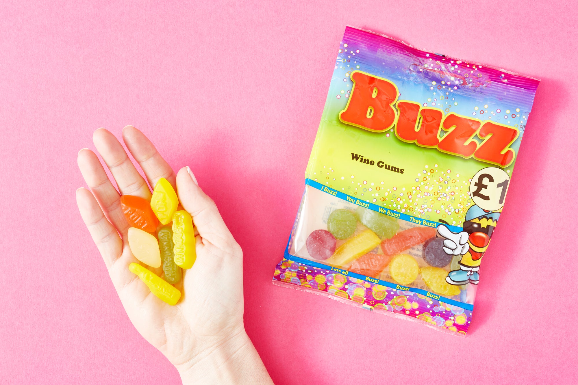 Buzz Sweets Wine Gums | Share Pack