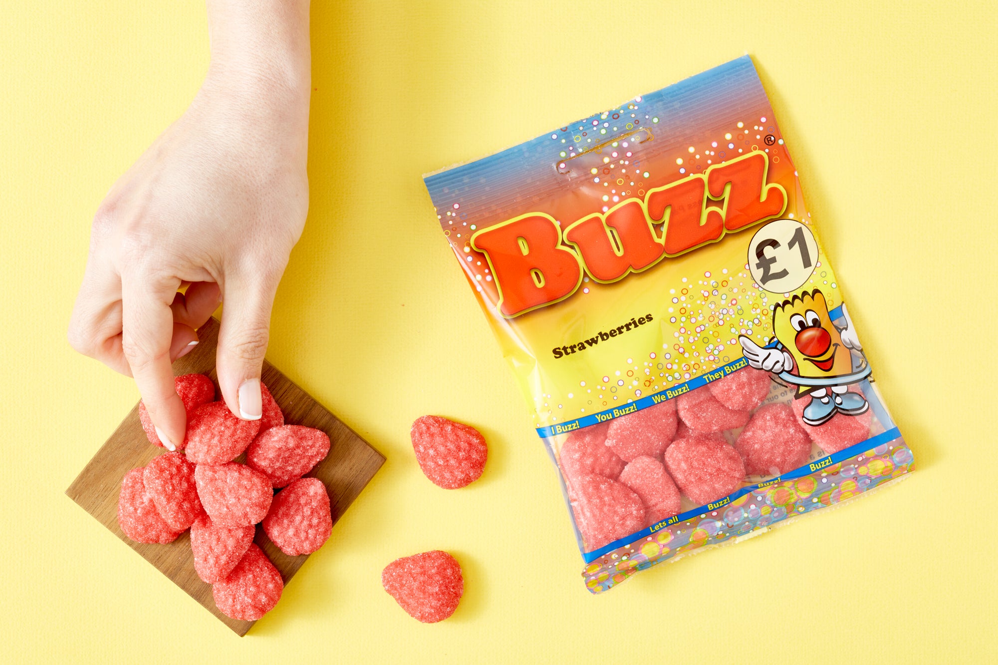 Buzz Sweets Strawberries | Share Pack