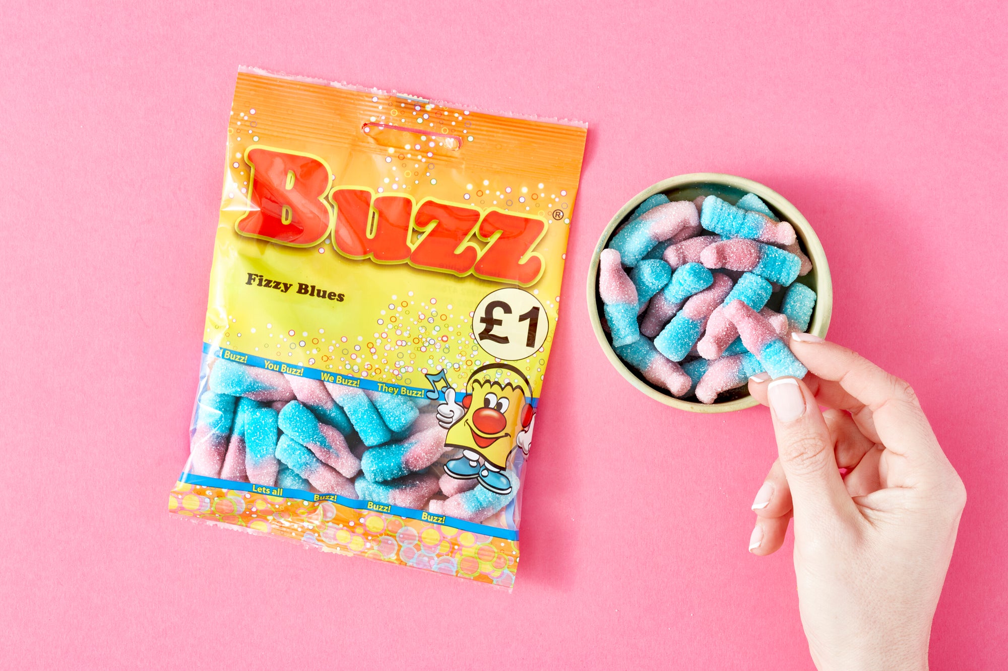 Buzz Sweets Fizzy Blues | Share Pack