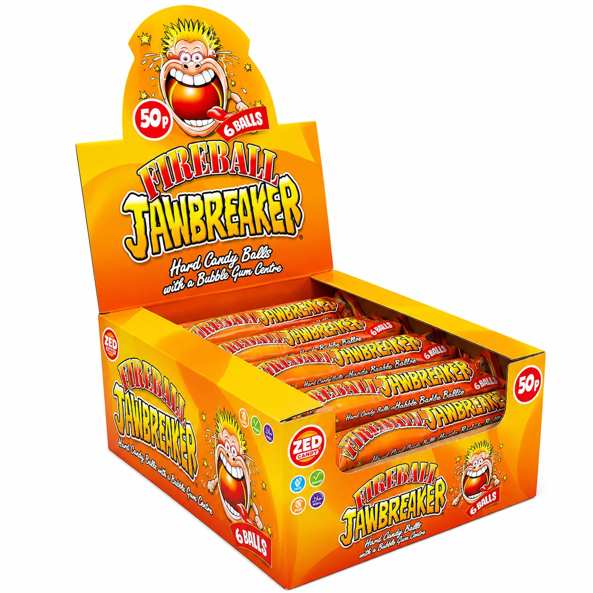 ZED Fireball 6 ball Jawbreaker 24x50p