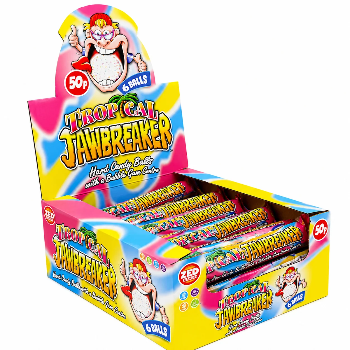 ZED Tropical 6 Ball Jawbreaker 24x50p