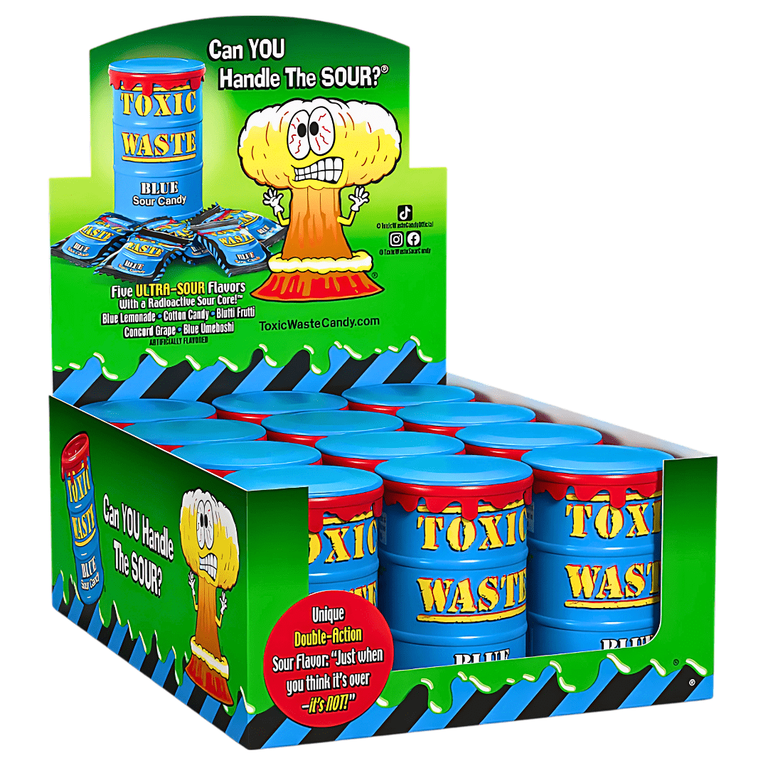 Blue Toxic Waste Drum