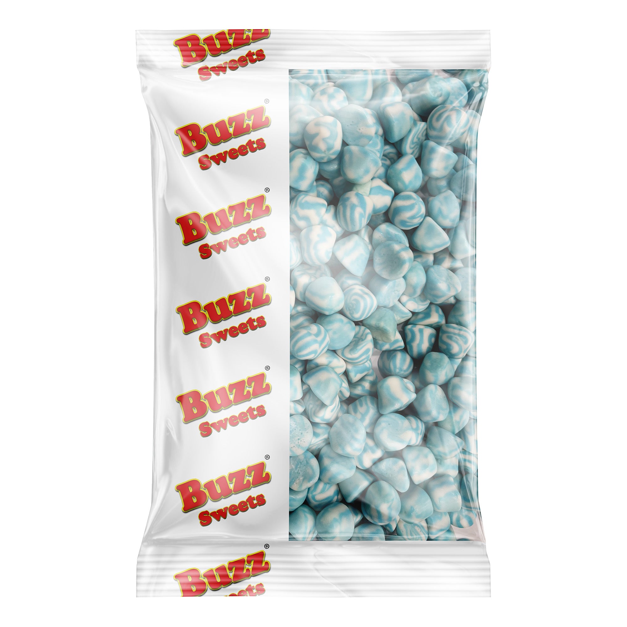 1kg Bags-Blueberry Raspberry Twists - Buzz Sweets UK Free Delivery