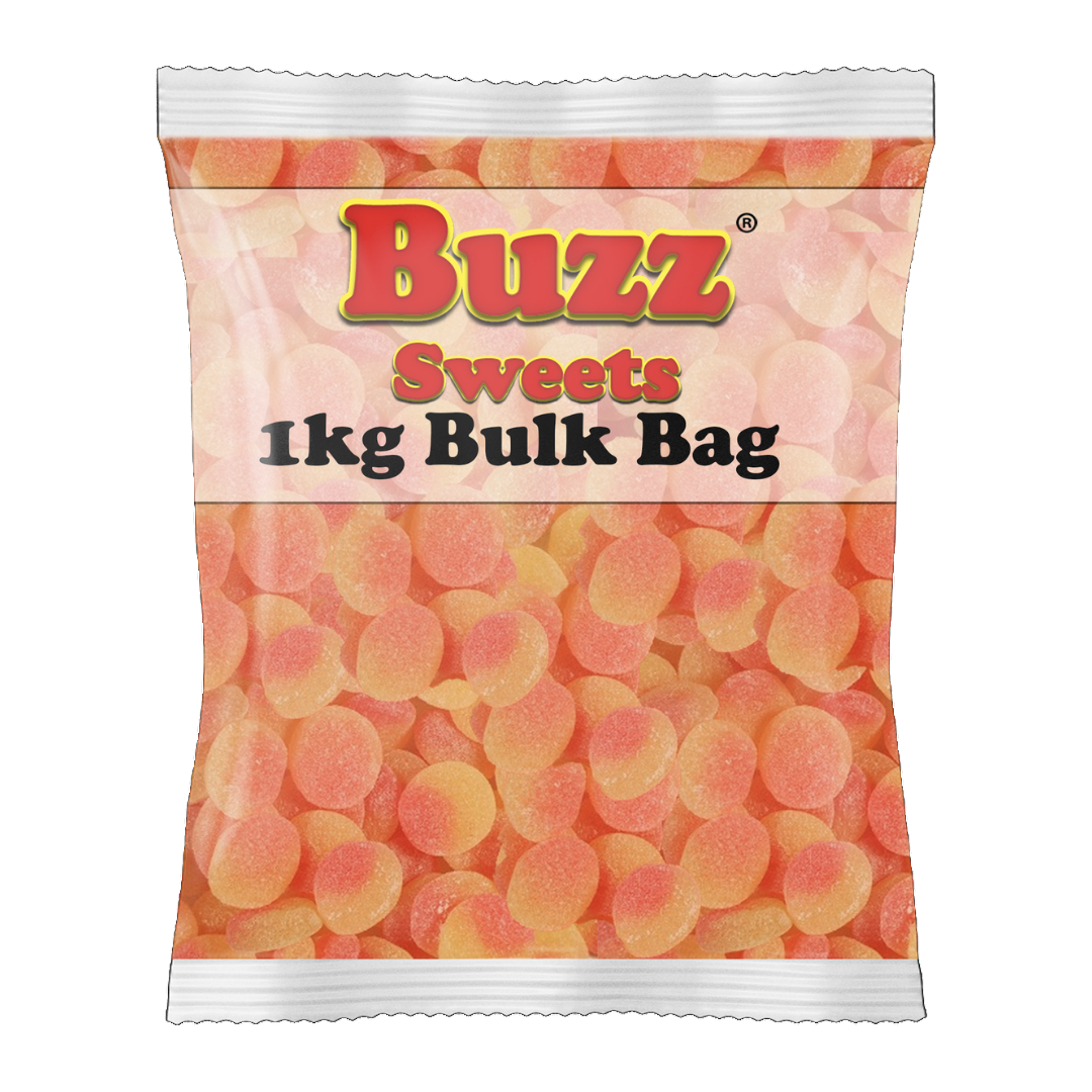 Buzz Sweets Fizzy Peaches  | Bulk Bags