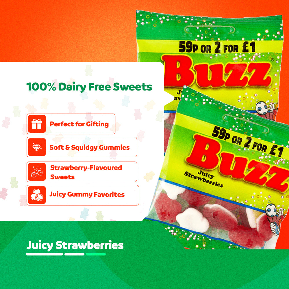 Buzz Sweets Juicy Strawberries | Kids Bags