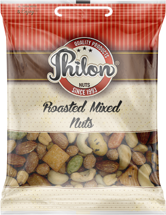 Packet of Roasted and Salted Mixed Nuts By Philon Nuts. Sell for £1 per packet.
