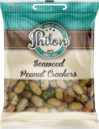 Packet Of Seaweed Peanut Crackers By Philon Nuts. Sell For 50p Per Packet.