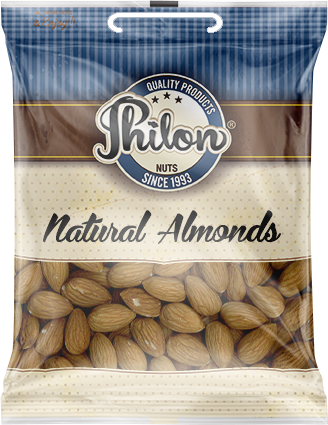 Packet Of Natural Almonds By Philon Nuts. Sell For 80p Per Packet.