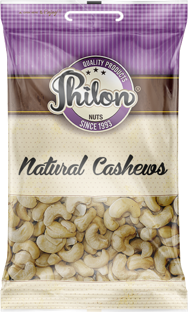Packet Of Natural Cashews By Philon Nuts. Sell For £2.50 Per Packet.