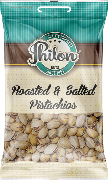 Packet Of Large Pistachios By Philon Nuts. Sell For £2.50 Per Packet.