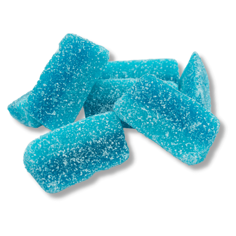 Buzz Sweets Sour Blue Raspberry Slices:14Packs | UK Fast Free Shipping